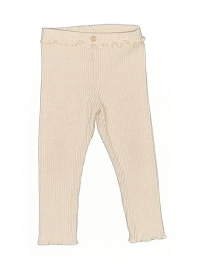 Pre-owned Zara Kids' Dress Pants In White