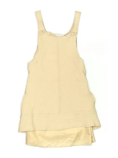 Pre-owned Zara Kids' Dress In Tan