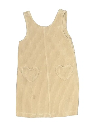 Pre-owned Zara Kids' Dress In Tan