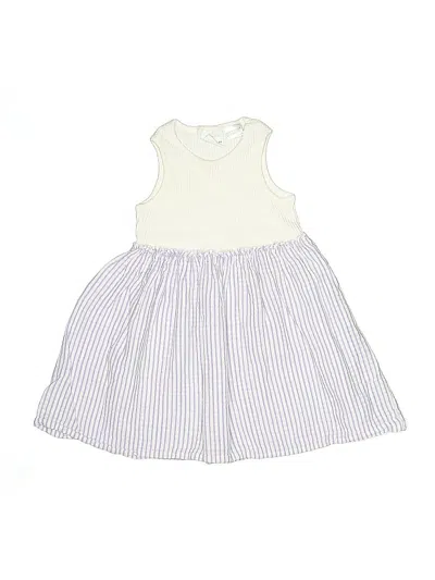 Pre-owned Zara Kids' Dress In White