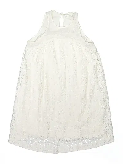 Pre-owned Zara Kids' Dress In White