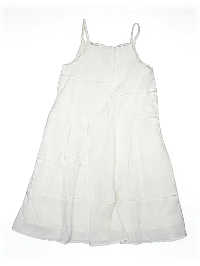 Pre-owned Zara Kids' Dress In White
