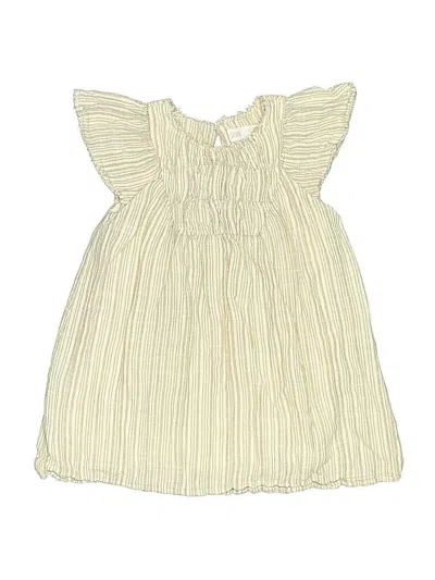 Pre-owned Zara Kids' Dress In White