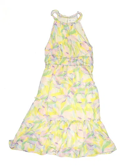 Pre-owned Zara Kids' Dress In Yellow