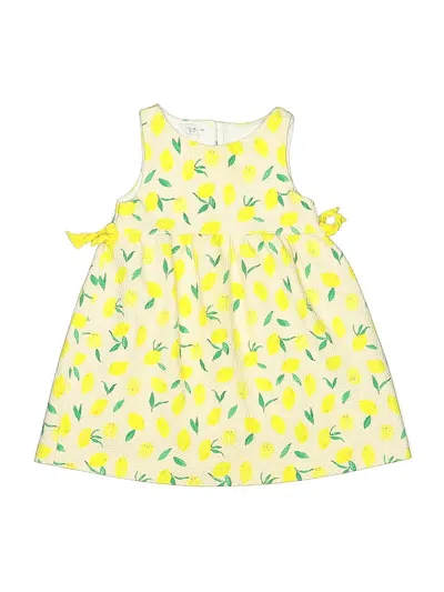 Pre-owned Zara Kids' Dress In Yellow