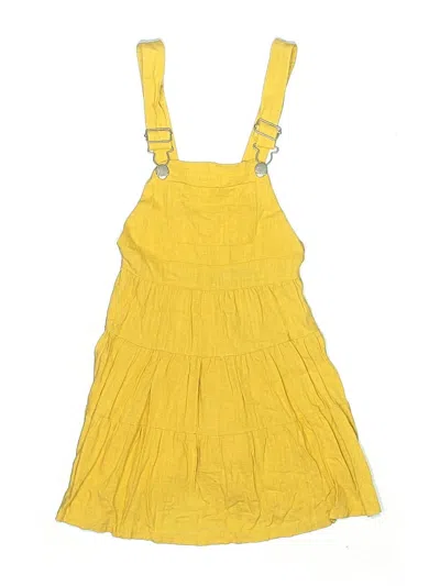 Pre-owned Zara Kids' Dress In Yellow