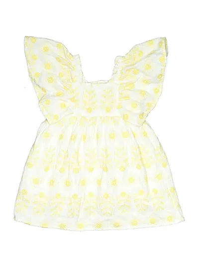 Pre-owned Zara Kids' Dress In Yellow