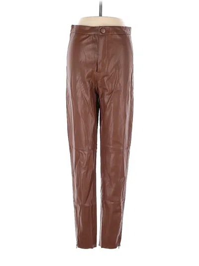 Pre-owned Zara Faux Leather Pants