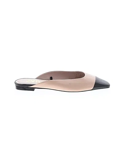 Pre-owned Zara Flats In Black