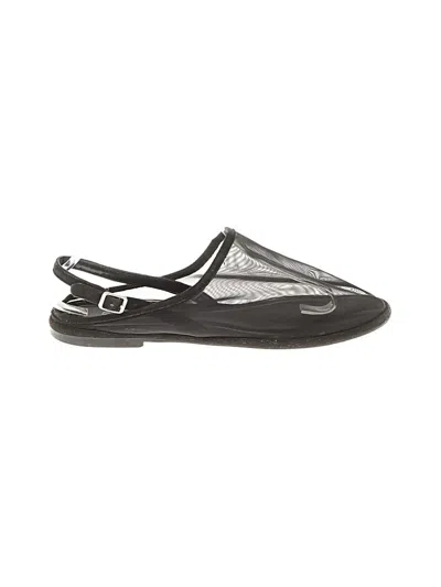 Pre-owned Zara Flats In Black