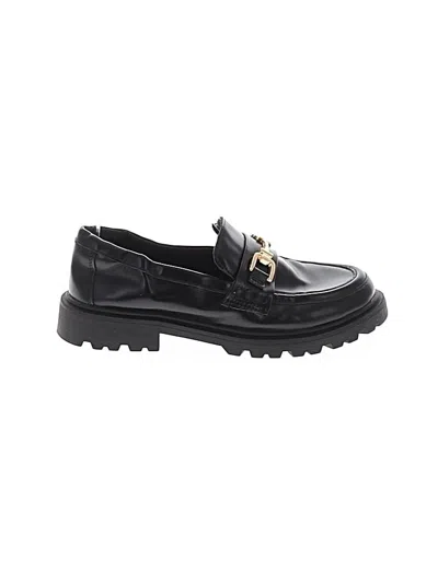 Pre-owned Zara Flats In Black