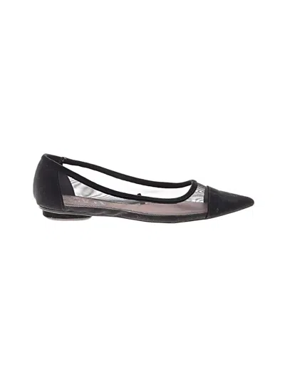 Pre-owned Zara Flats In Black
