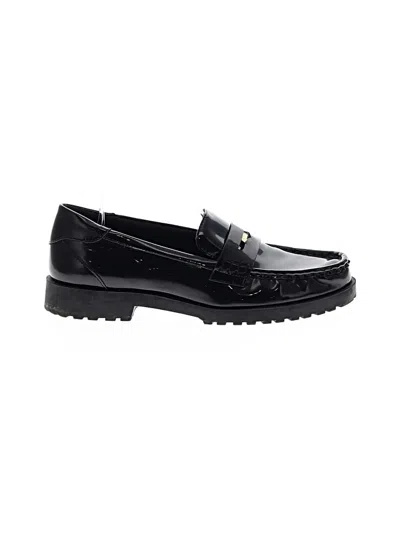 Pre-owned Zara Flats In Black