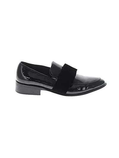 Pre-owned Zara Flats In Black