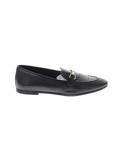 Pre-owned Zara Flats In Black