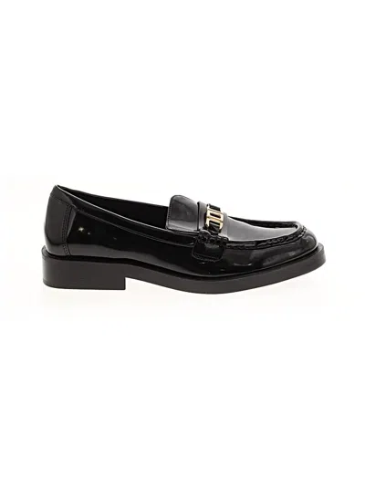 Pre-owned Zara Flats In Black