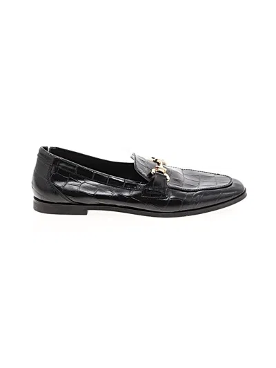 Pre-owned Zara Flats In Black