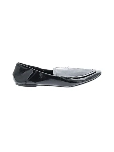 Pre-owned Zara Flats In Black