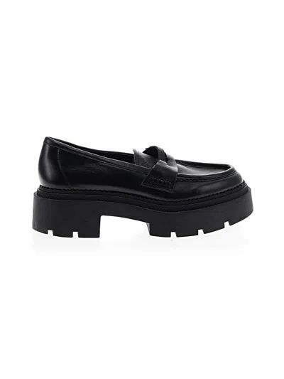 Pre-owned Zara Flats In Black