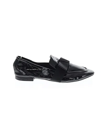 Pre-owned Zara Flats In Black