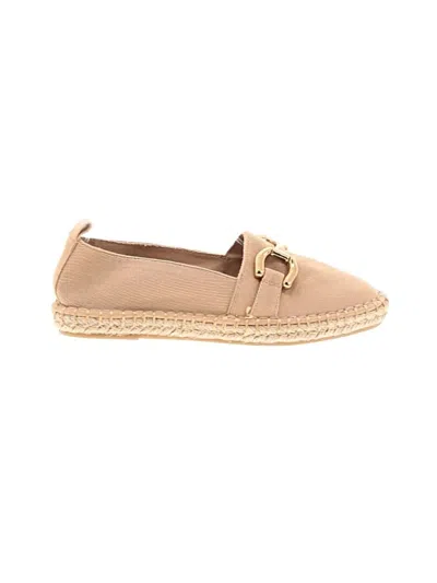 Pre-owned Zara Flats In Brown