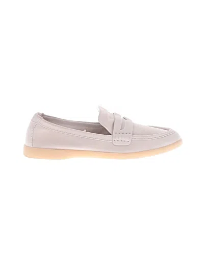Pre-owned Zara Flats In Ivory