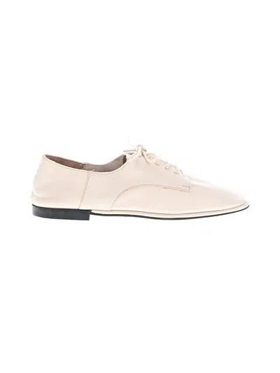 Pre-owned Zara Flats In Ivory