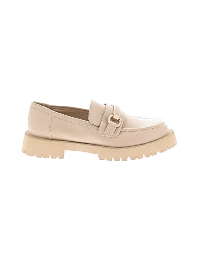 Pre-owned Zara Flats In Ivory