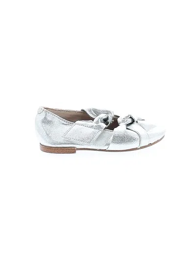 Pre-owned Zara Kids' Flats In Silver