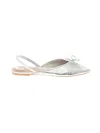 Zara Flats In Silver