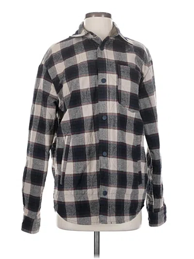 Pre-owned Zara Fleece Jacket In Gray
