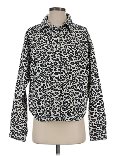 Pre-owned Zara Fleece Jacket In Ivory