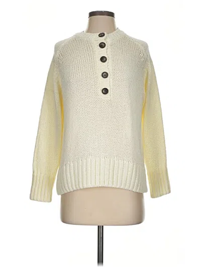 Pre-owned Zara Fleece Jacket In Ivory