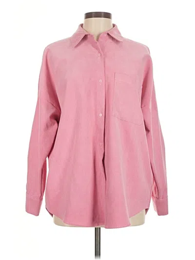 Pre-owned Zara Fleece Jacket In Pink
