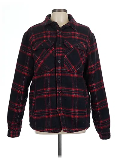 Pre-owned Zara Fleece Jacket In Red