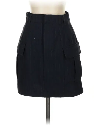 Pre-owned Zara Formal Skirt In Black
