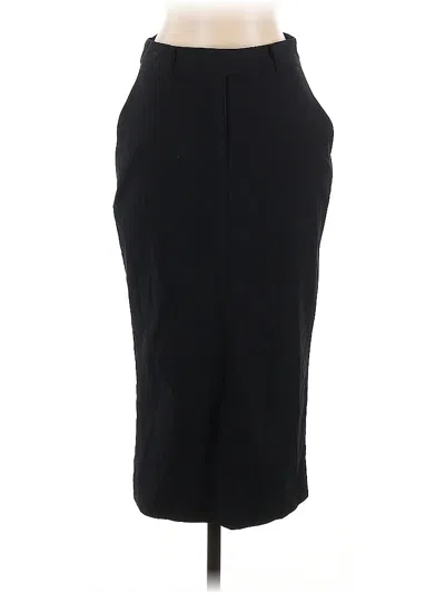 Pre-owned Zara Formal Skirt In Black