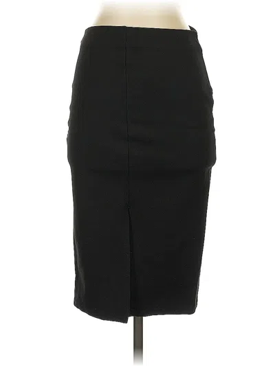 Pre-owned Zara Formal Skirt In Black