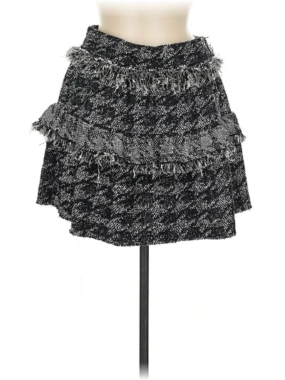 Pre-owned Zara Formal Skirt In Black