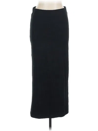 Pre-owned Zara Formal Skirt In Black