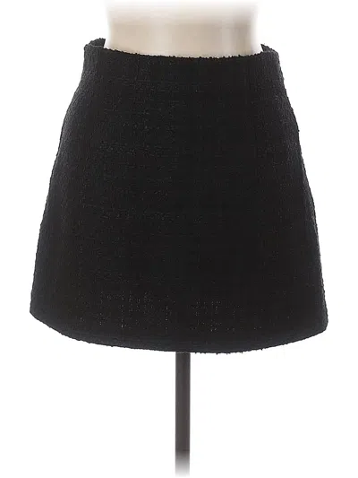 Pre-owned Zara Formal Skirt In Black