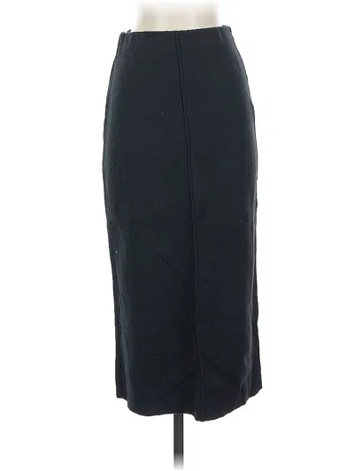 Pre-owned Zara Formal Skirt In Black