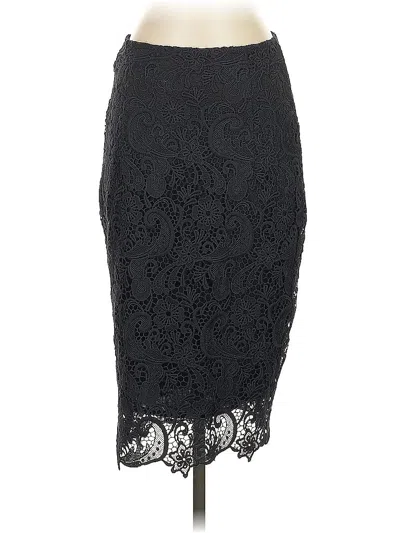 Pre-owned Zara Formal Skirt In Black