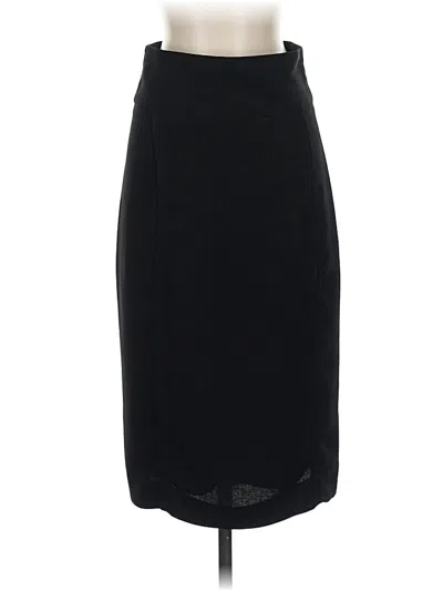 Pre-owned Zara Formal Skirt In Black