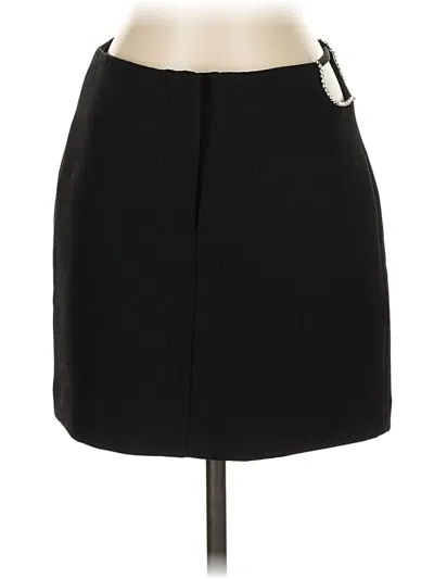 Pre-owned Zara Formal Skirt In Black