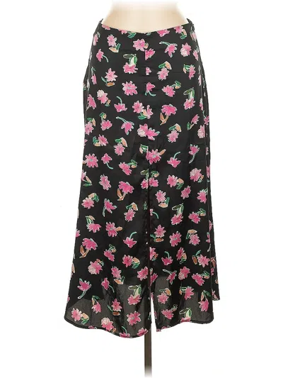 Pre-owned Zara Formal Skirt In Black