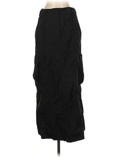 Pre-owned Zara Formal Skirt In Black