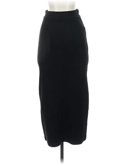 Pre-owned Zara Formal Skirt In Black