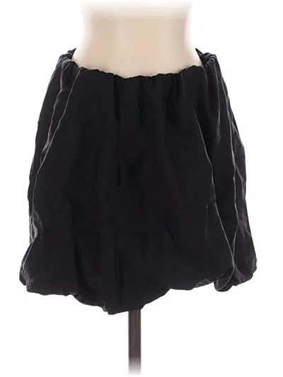 Pre-owned Zara Formal Skirt In Black