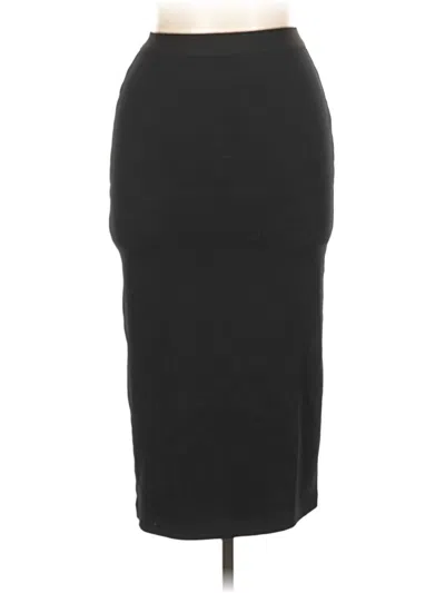 Pre-owned Zara Formal Skirt In Black